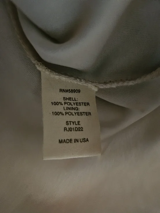 Chelsea & Violet Black and Tan Chevron V-Neck Dress. S - Picture 7 of 7